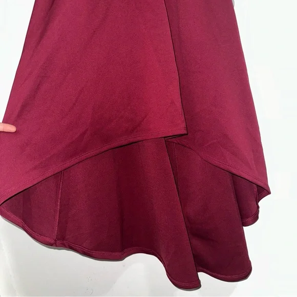 🌷5/$20 NWT Charlotte Russe Burgundy Maxi Dress - Picture 4 of 5